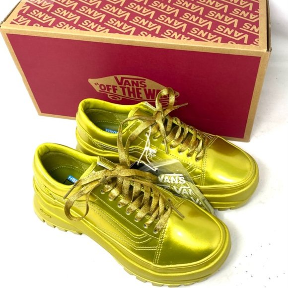 VANS Collina Strada Old Skool Vibram Women Synthetic Yellow Low Shoe VN0009Q4YL9 - Picture 8 of 11